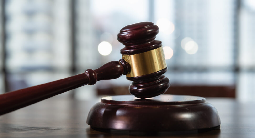 Court of Justice, Law and Rule Concept, Judge's Gavel on The Table.