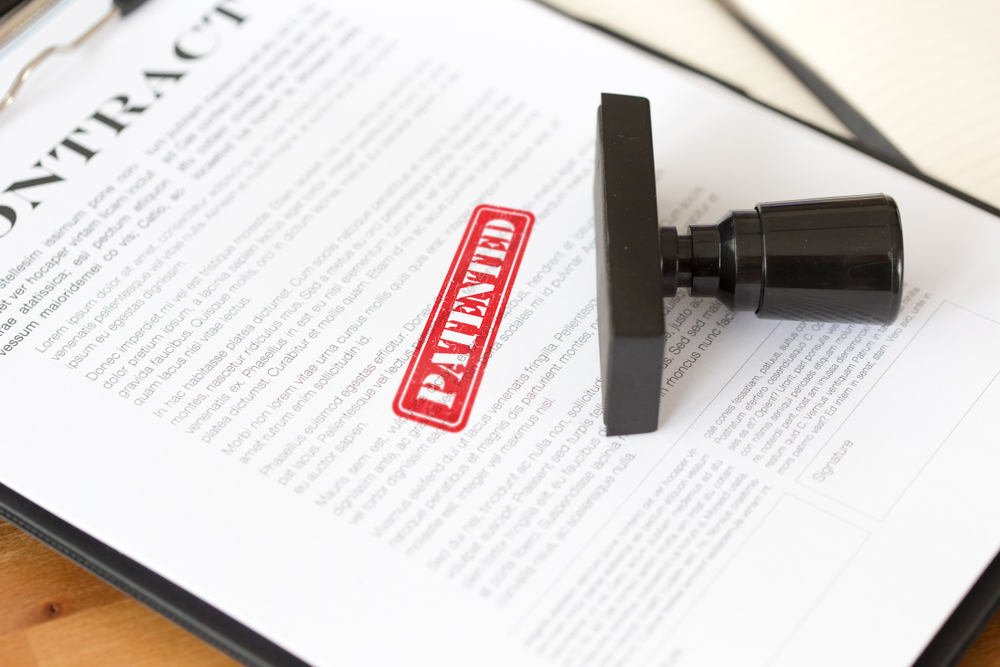 Patented,Stamp,Concept